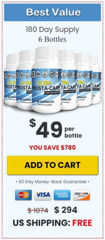 Ultra Prosta Care Buy 6 Bottles